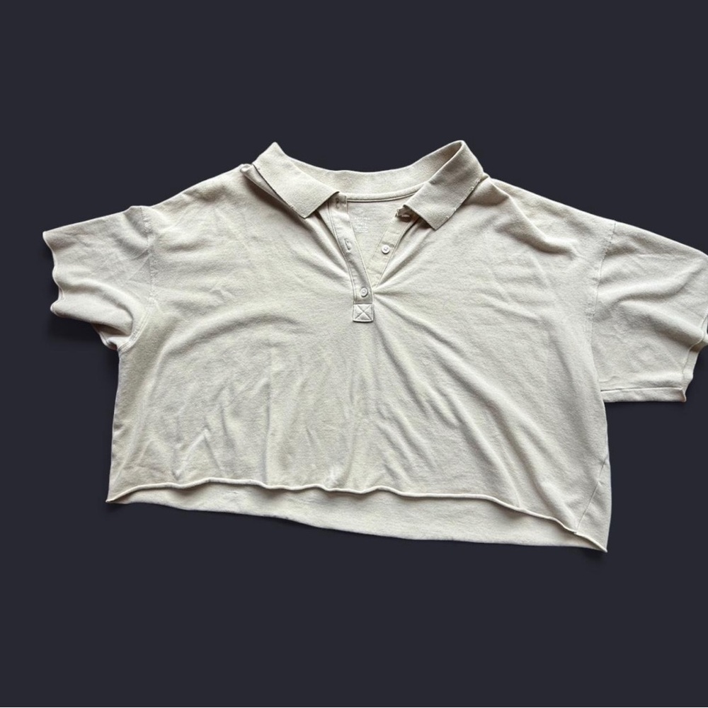 Offline by Aerie Cropped Polo